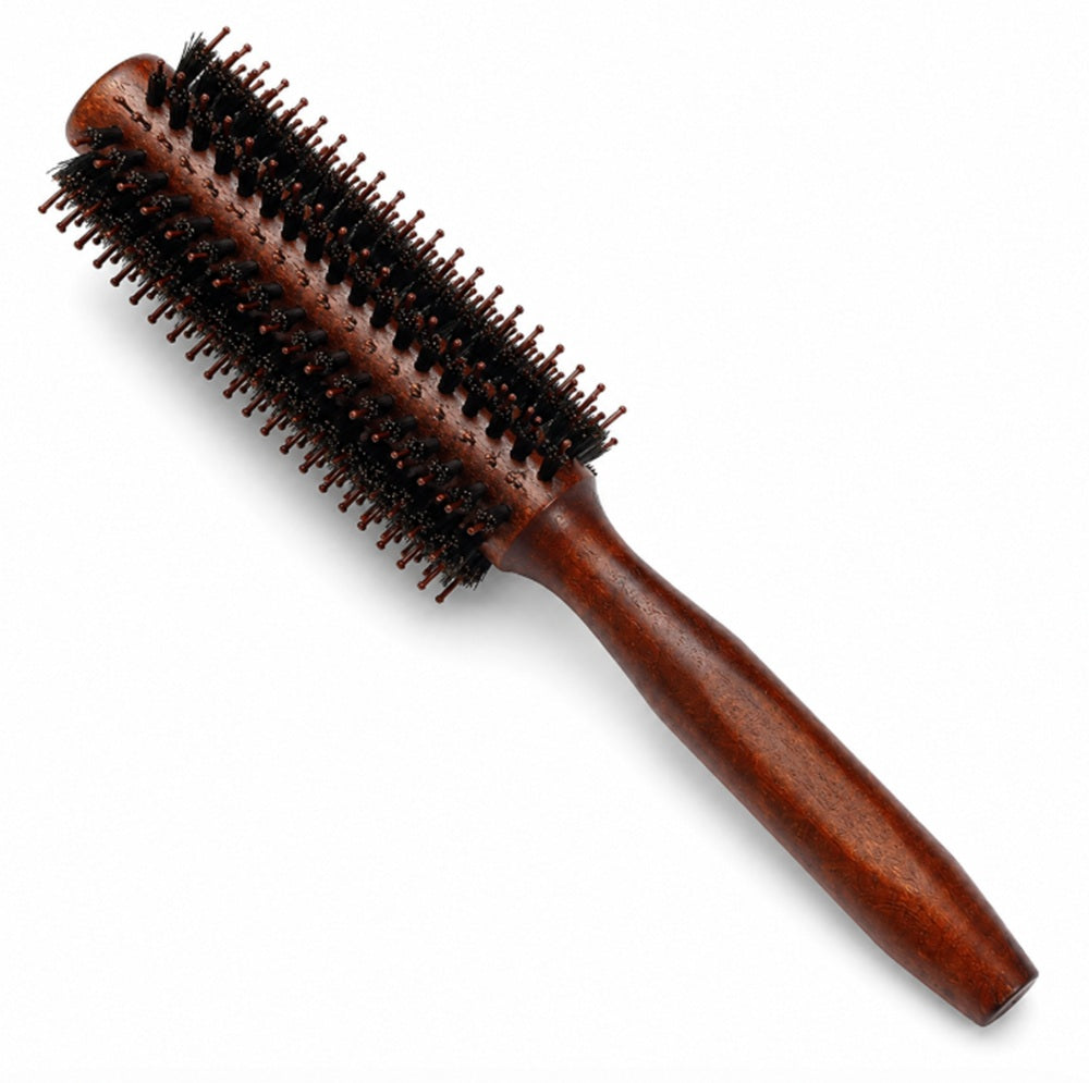 2.2in Round Hair Brush with Wooden Handle | TIKA