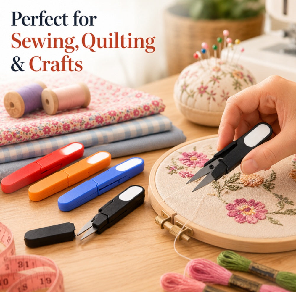 4-Pack Precision Sewing & Embroidery Thread Snips | TIKA