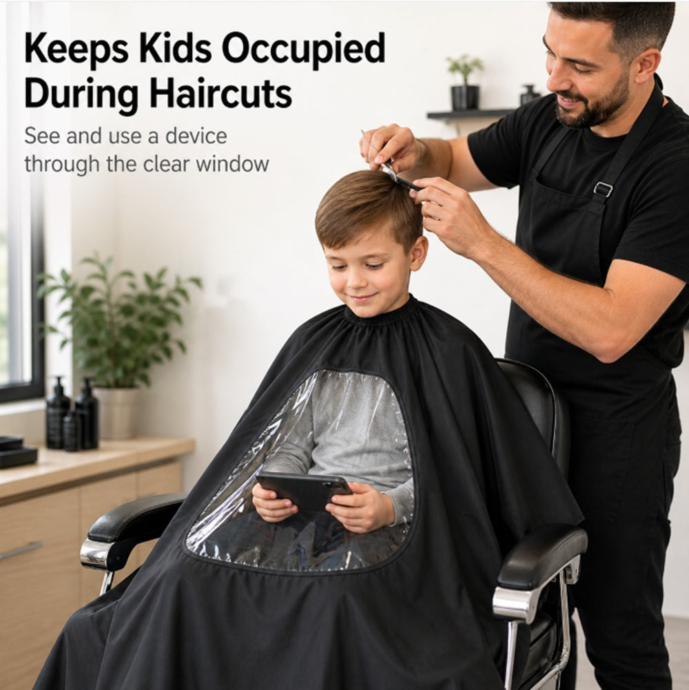 Hair Cutting Cape with Viewing Window | TIKA