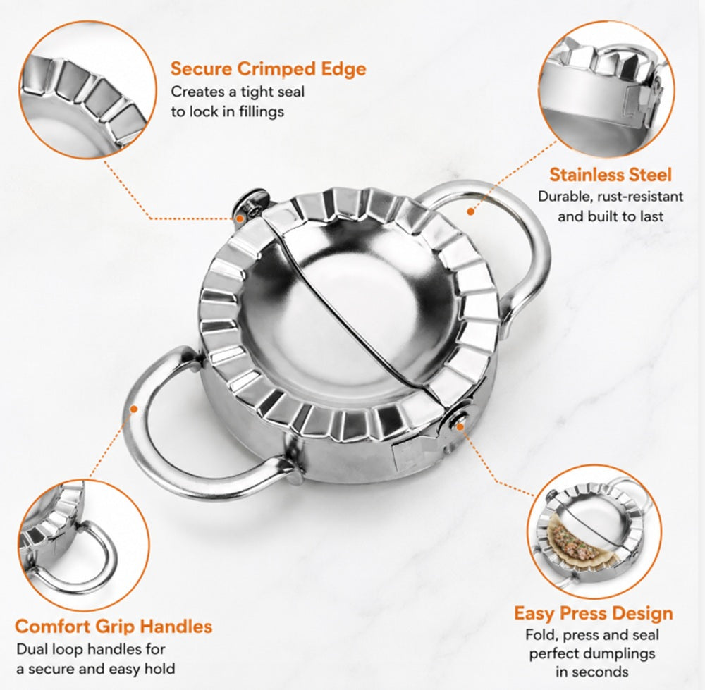 Stainless Steel Dumpling, Ravioli & Empanada Press | TIKA
