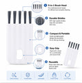 2-Pack Bendable Bottle Cap & Lid Cleaning Brushes | TIKA