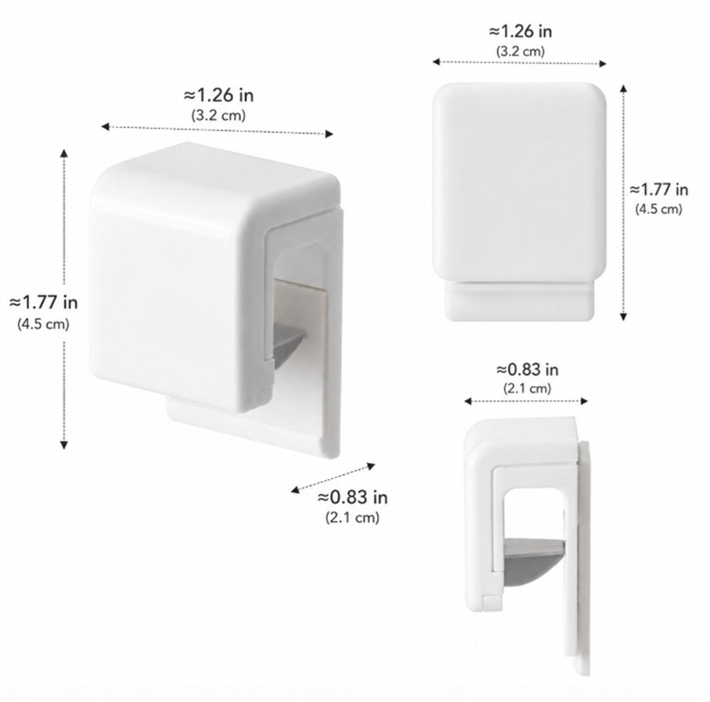 4-Pack Wall-Mount Toothpaste Tube Squeezer Clips | TIKA