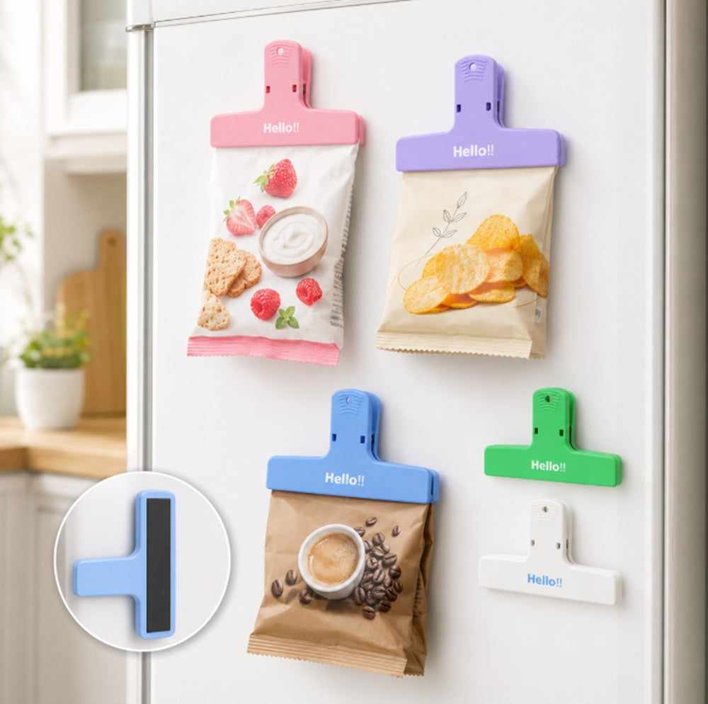 5-Pack Magnetic Food Bag Sealer Clips | TIKA