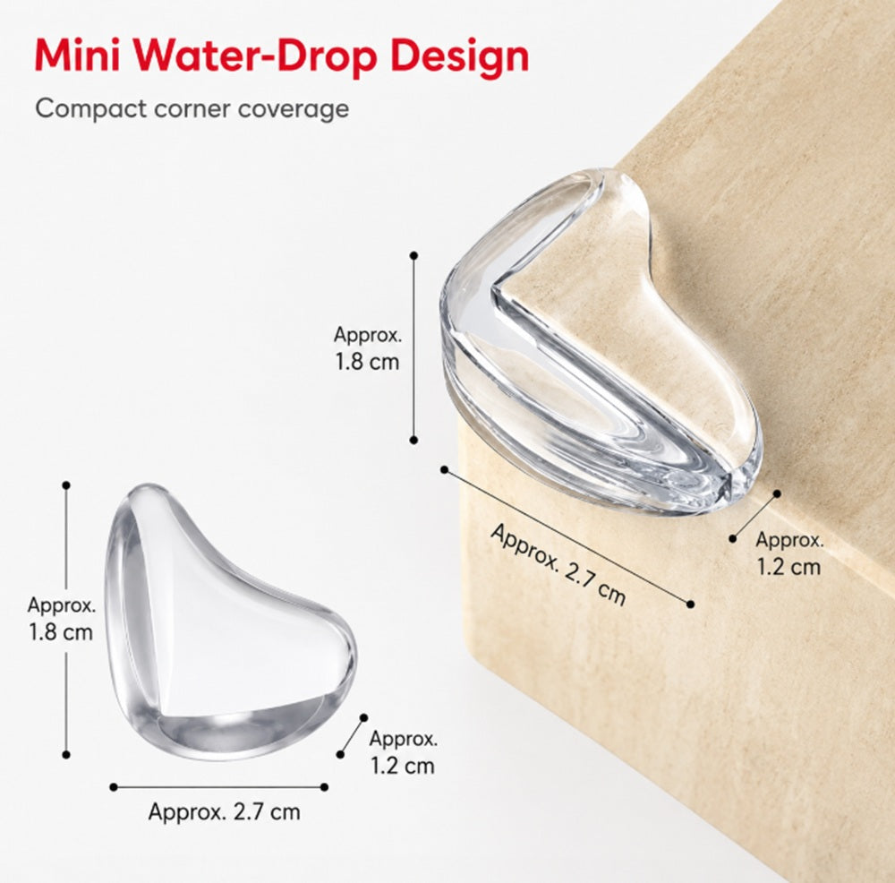 12-Pack Soft Silicone Table Corner Protectors | TIKA