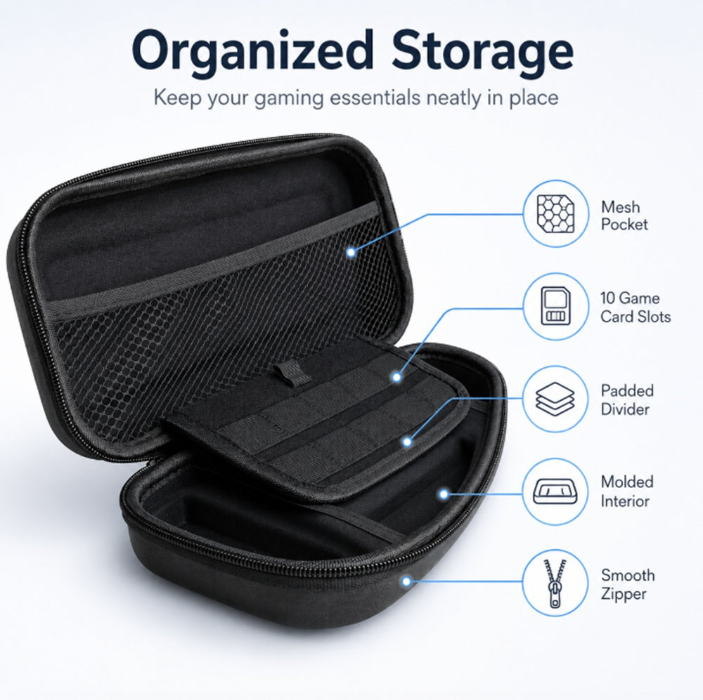 Travel Carrying Case for Nintendo Switch & Switch Lite | TIKA