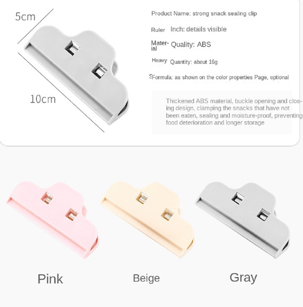 6-Pack Food Storage Sealing Clips for Snack Bags | TIKA