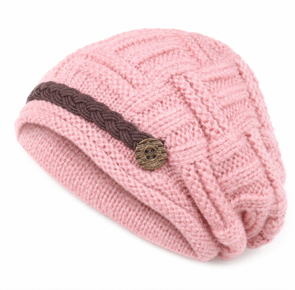 Women's Bubble Knit Slouchy Beanie Winter Hat | TIKA