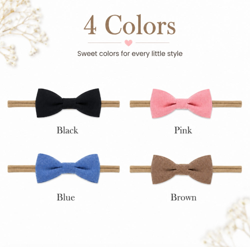 4-Pack Baby Girl Flower Headbands | TIKA