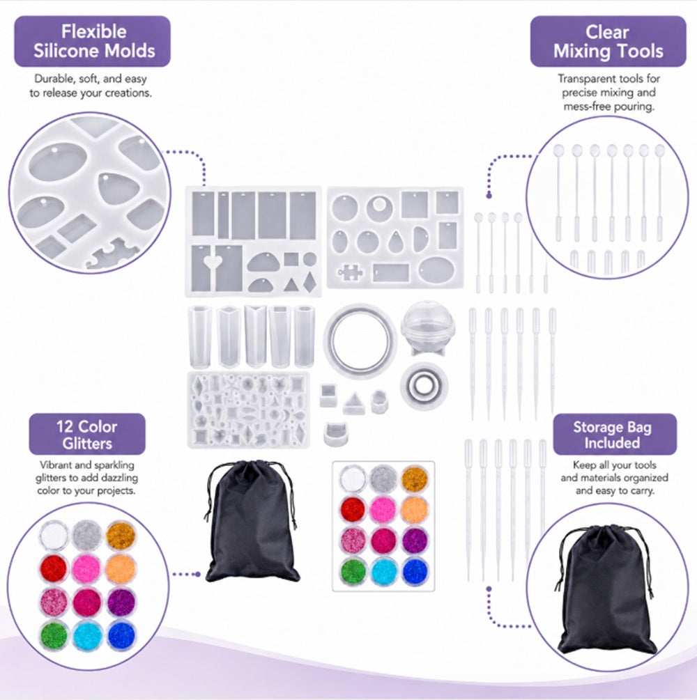 Silicone Resin Casting Mold & Tool Kit for Jewelry Making | TIKA