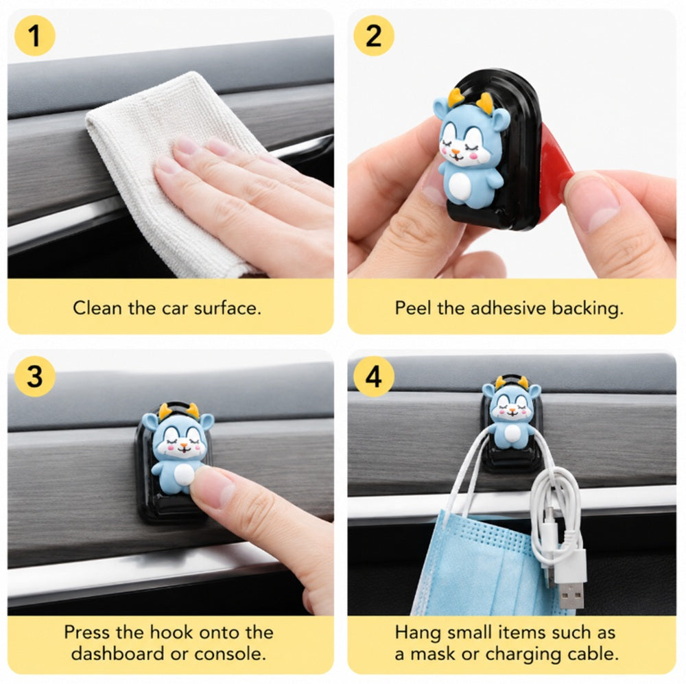 8-Piece Car Headrest Bag Hooks | TIKA