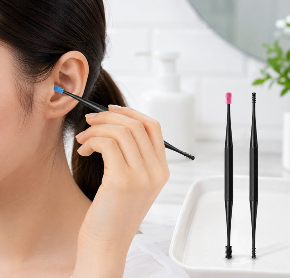 3-Piece Soft Silicone Spiral Ear Cleaner Set | TIKA