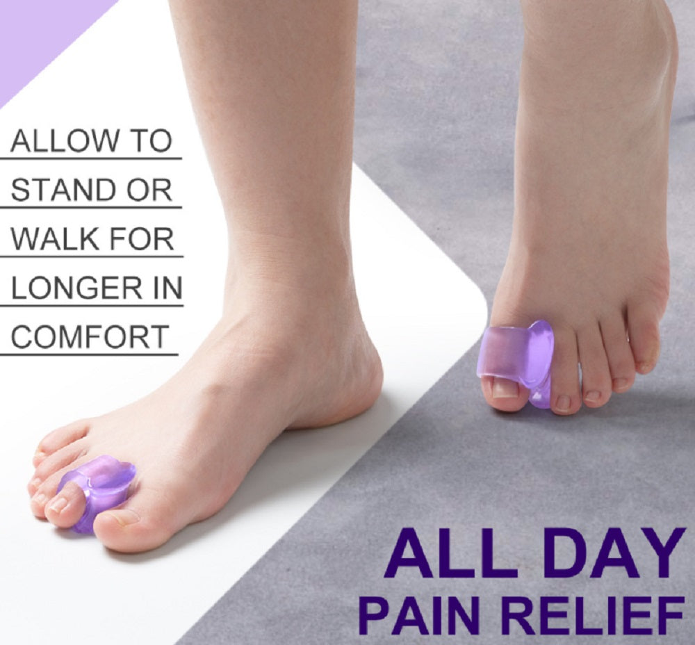 4-Pair Reusable Gel Toe Separators | TIKA