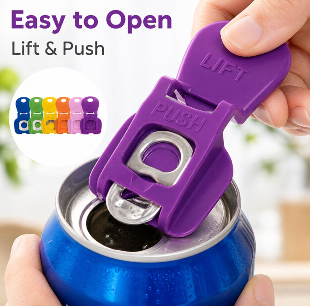 6-Pack Can Tab Openers & Drink Covers | TIKA