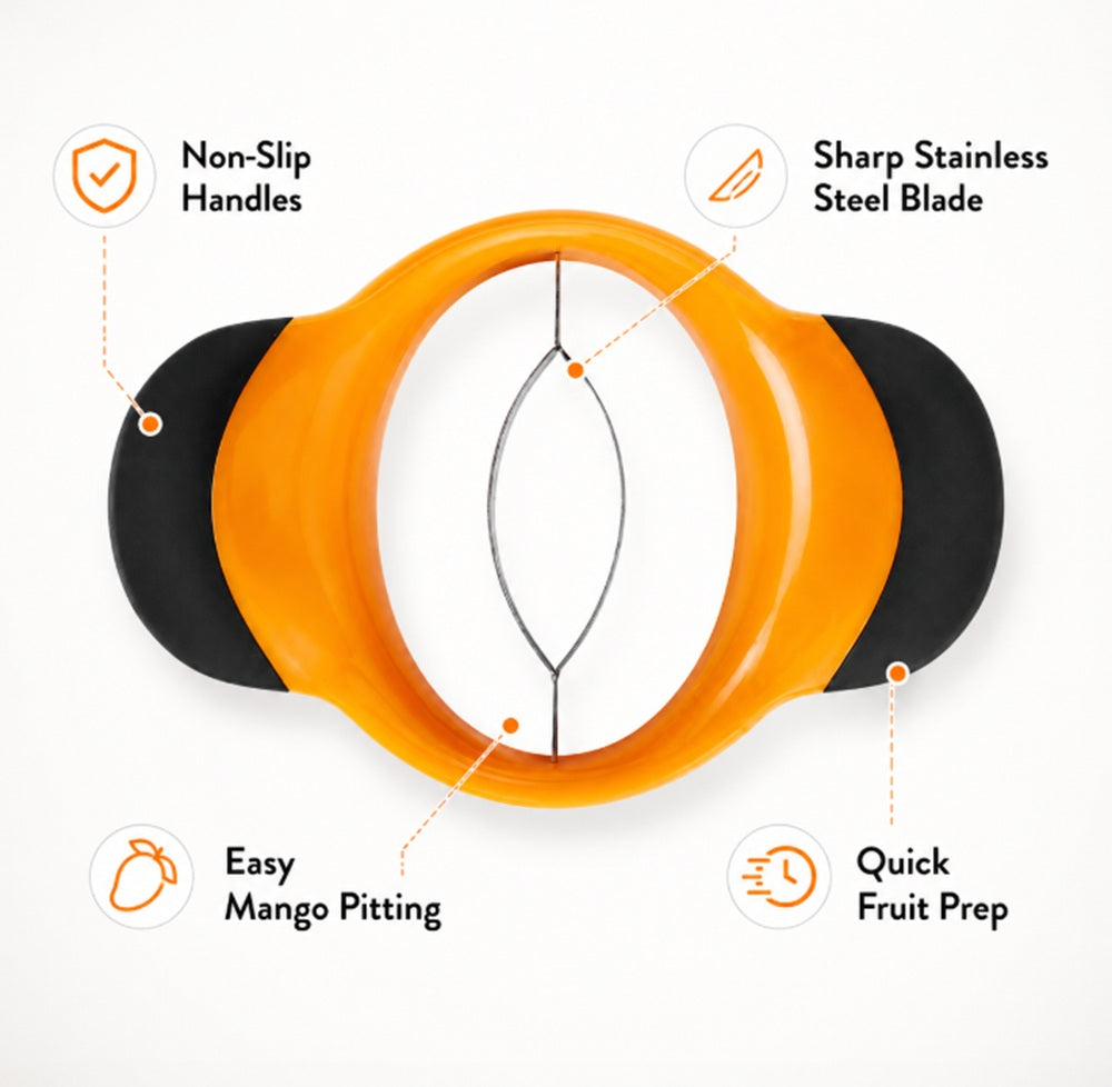 Mango Slicer & Pitter with Non-Slip Grip | TIKA