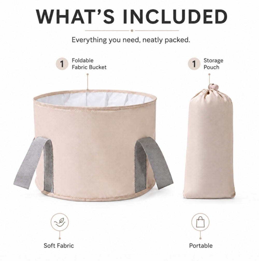 Collapsible Wash Basin & Portable Camping Bucket | TIKA