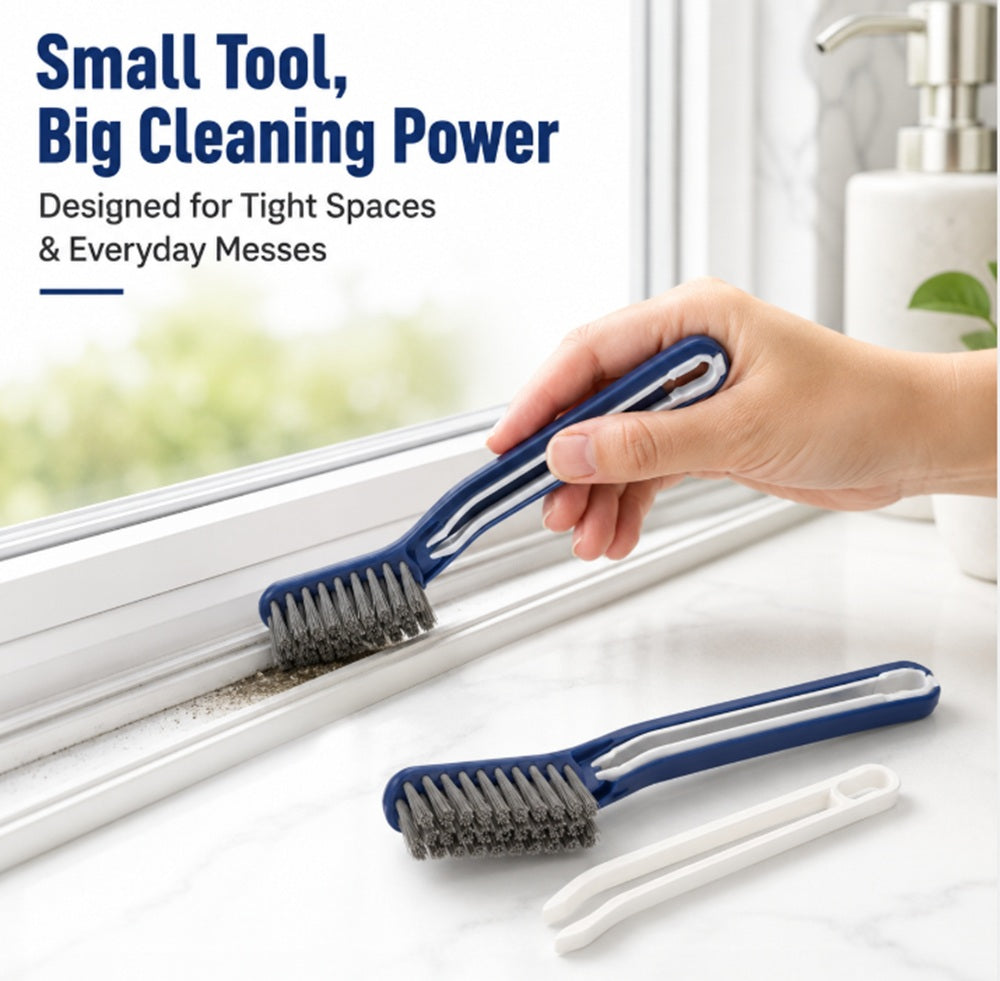 2-in-1 Floor Seam & Grout Crevice Cleaning Brush | TIKA