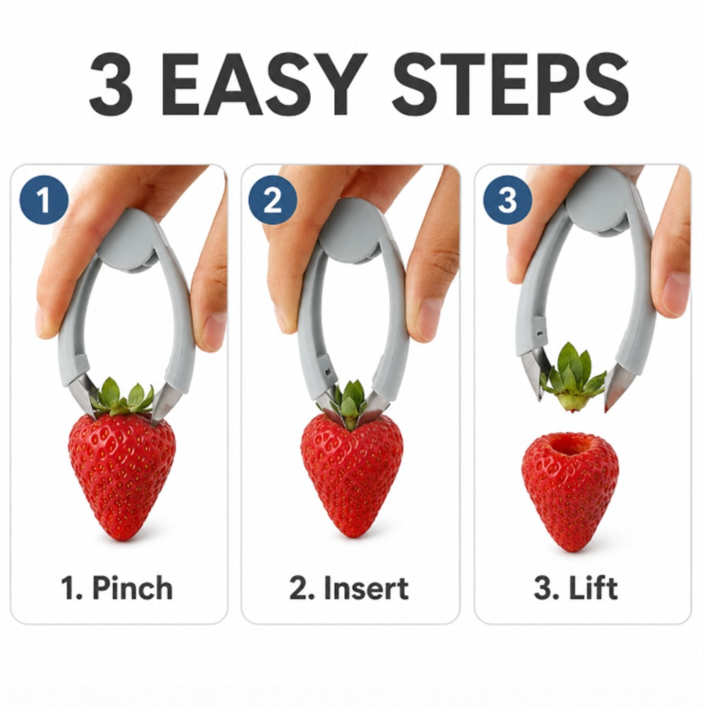 Pineapple Eye Remover & Strawberry Huller Fruit Prep Tool – TIKA