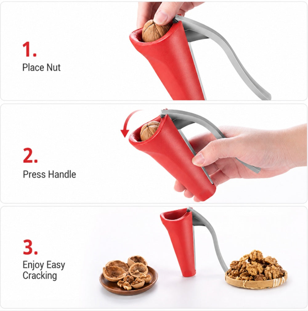 Ergonomic Bottle-Style Nut Cracker for Walnuts & Pecans | TIKA