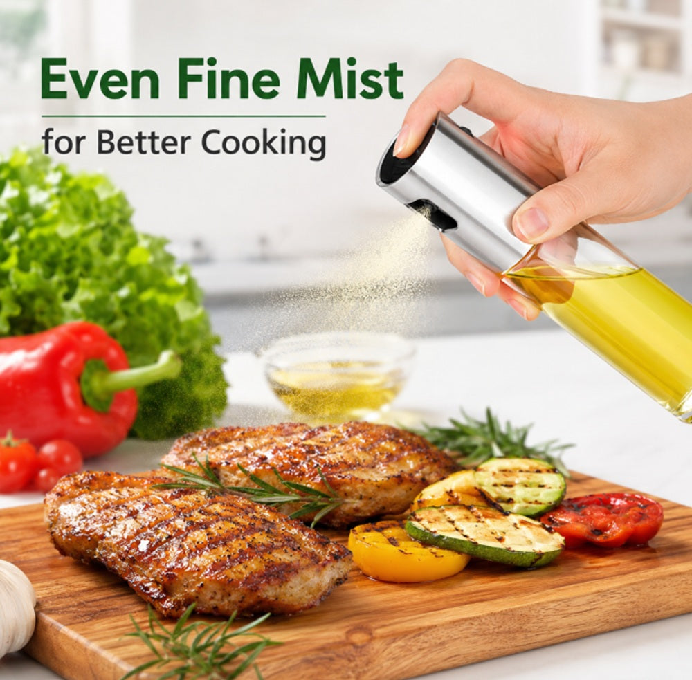 Stainless Steel Olive Oil Sprayer Mister for Cooking & BBQ | TIKA
