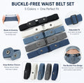 5-Pack Buckle-Free Elastic Waist Belts | TIKA