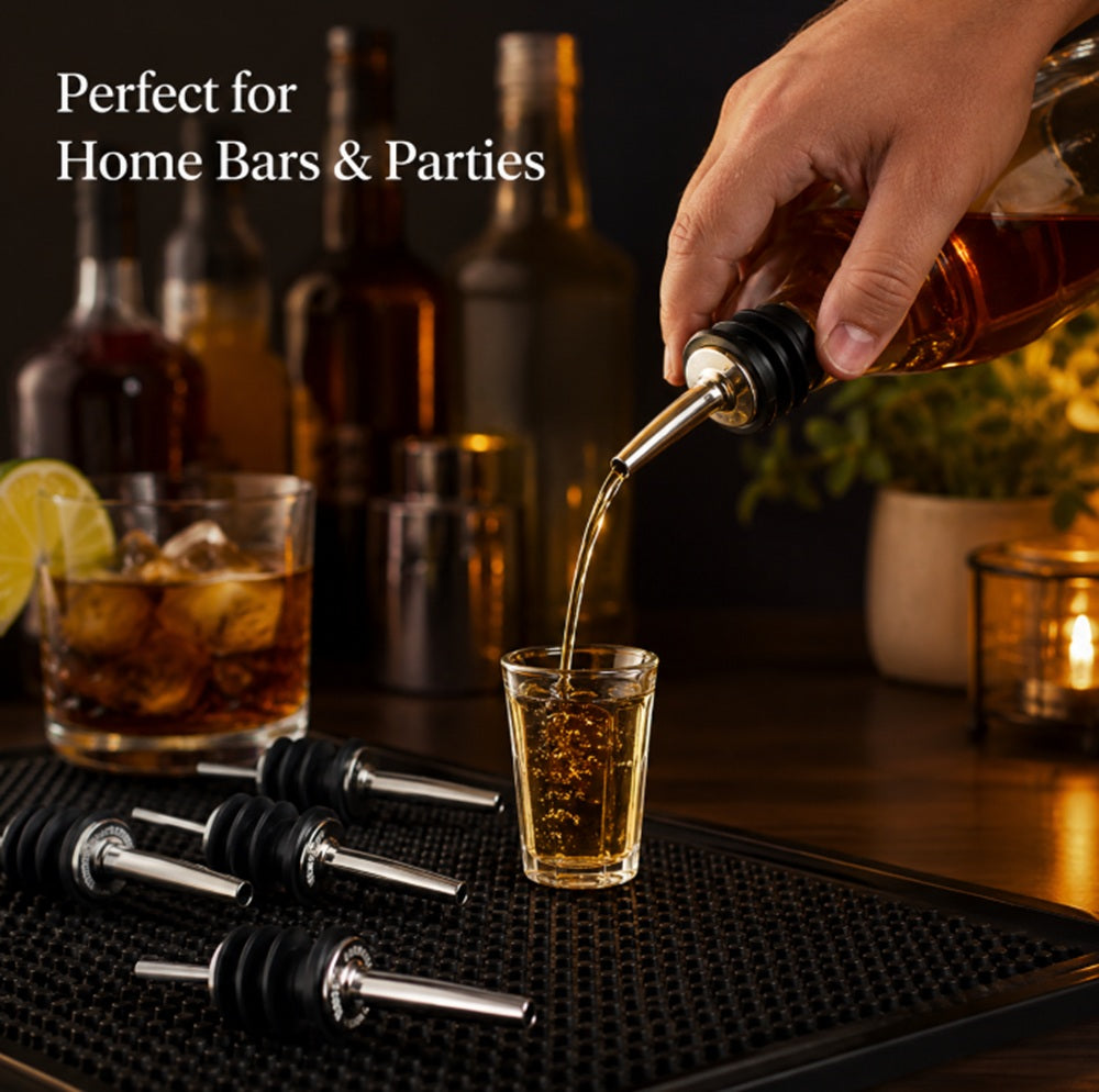 5-Pack Stainless Steel Speed Pourer Spouts | TIKA