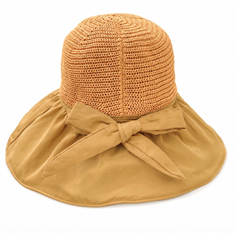 Women's UPF 50+ Wide Brim Foldable Straw Sun Hat | TIKA
