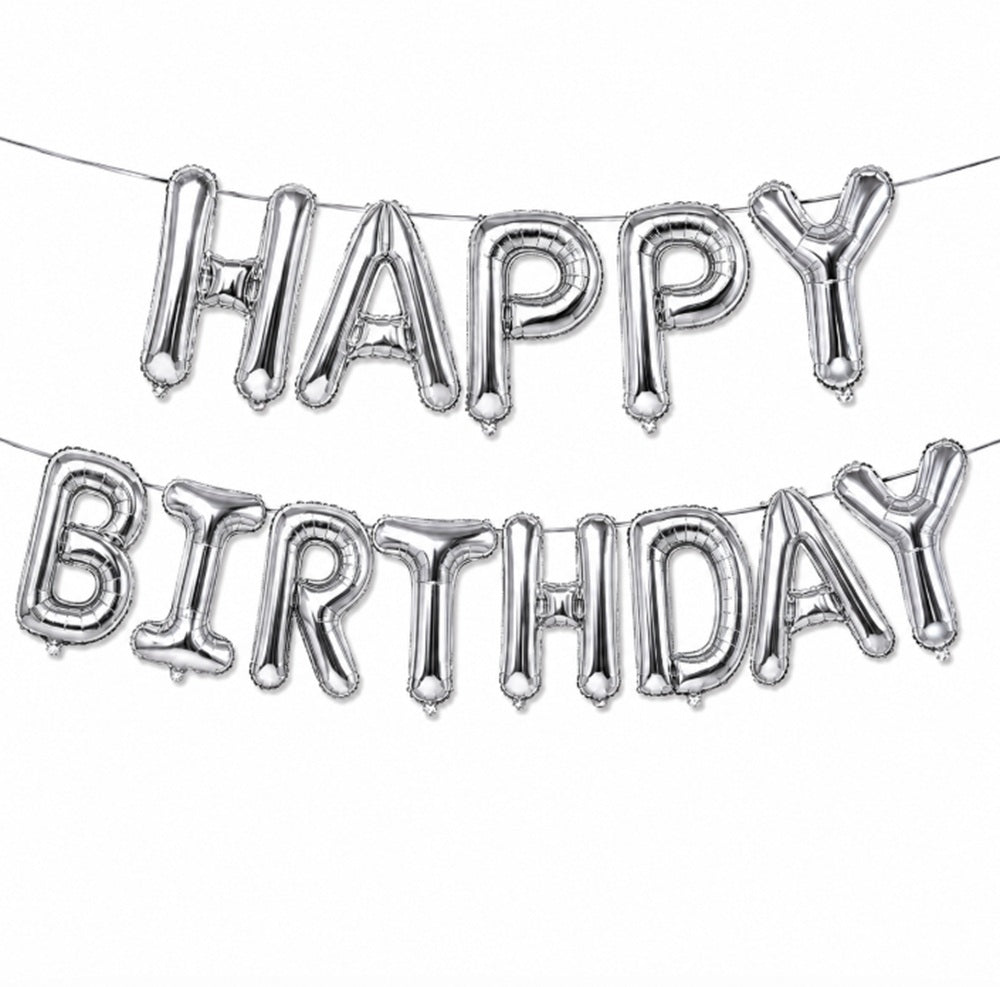 16-Inch Birthday Letter Balloon Banner | TIKA