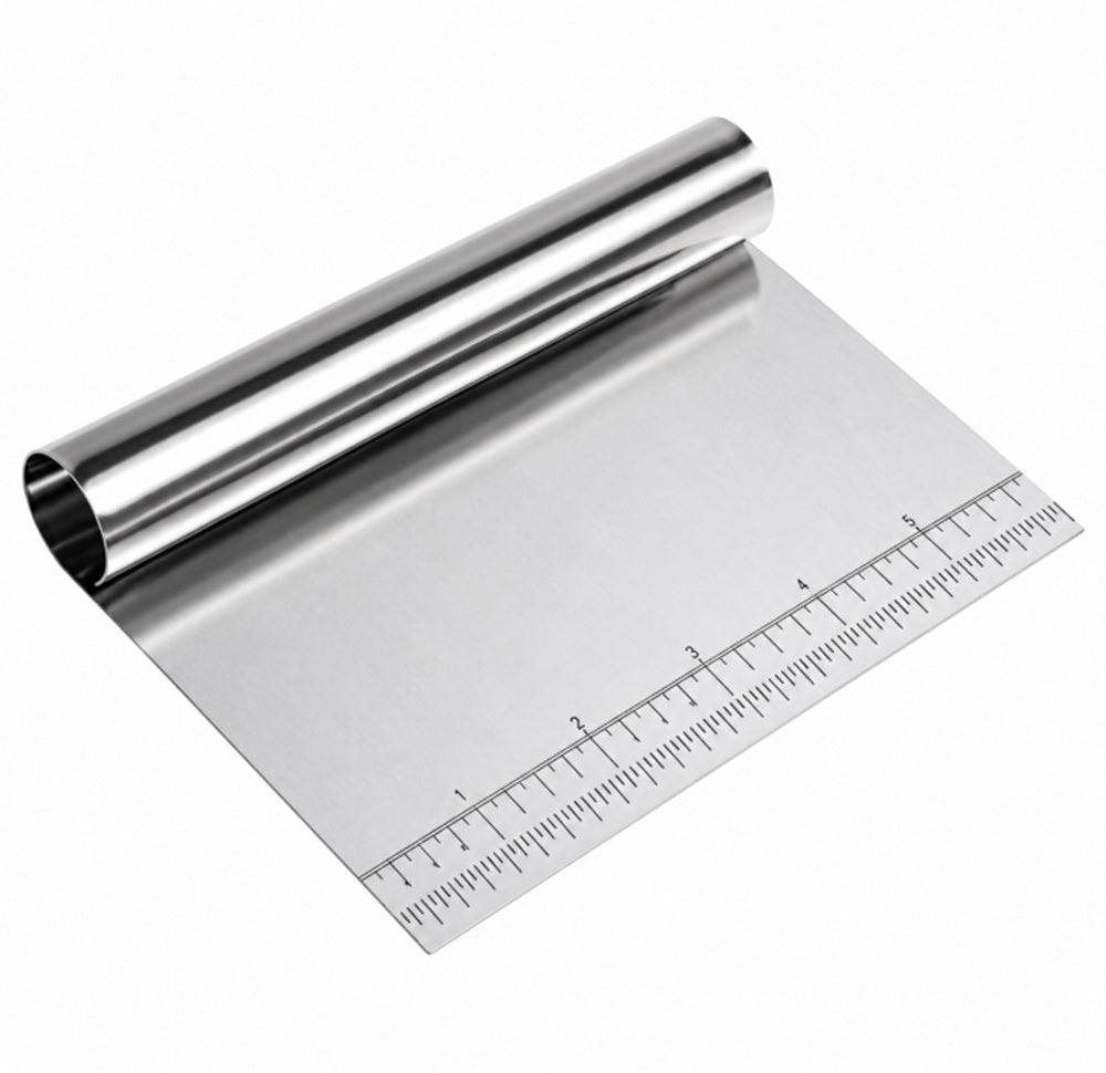 Stainless Steel Bench Scraper & Dough Cutter for Baking – TIKA