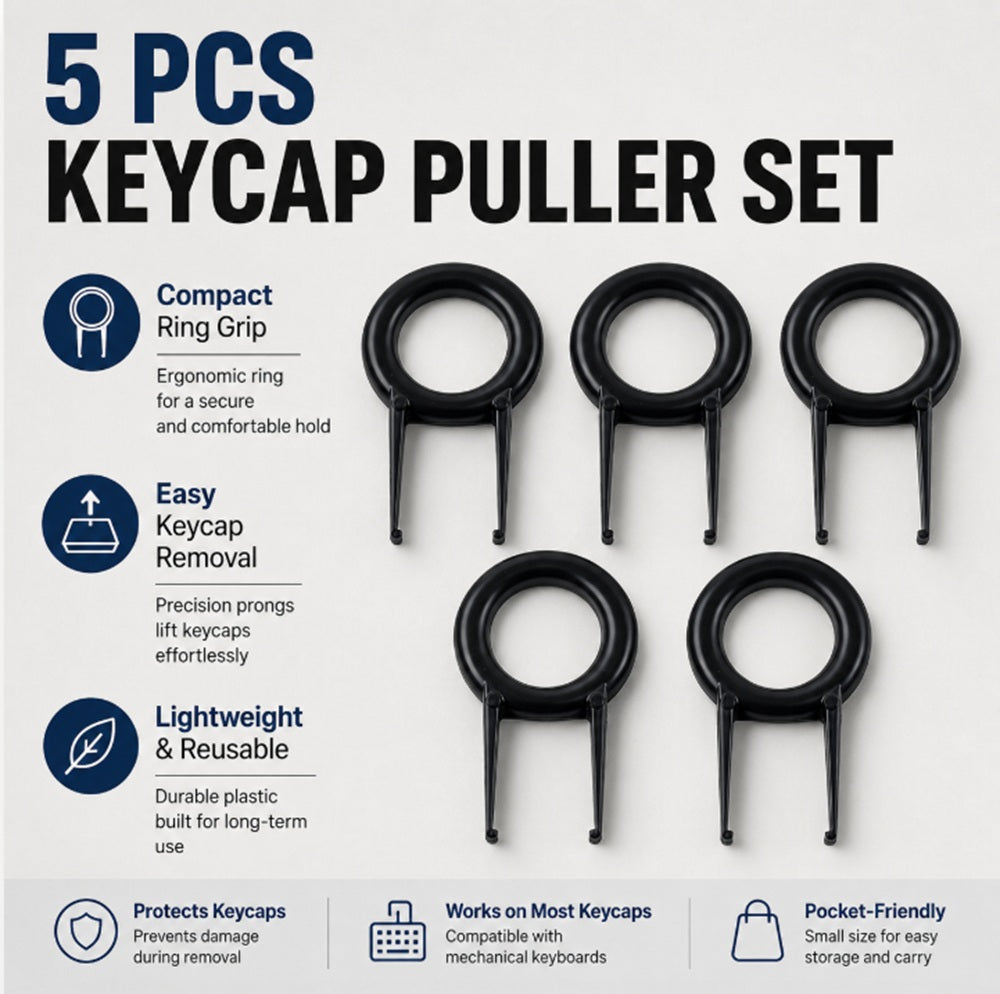 5-Pack Mechanical Keyboard Keycap Pullers | TIKA