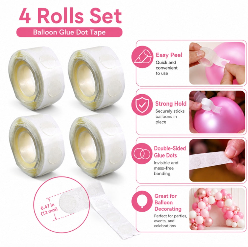 400-Pack Removable Double-Sided Adhesive Dots | TIKA