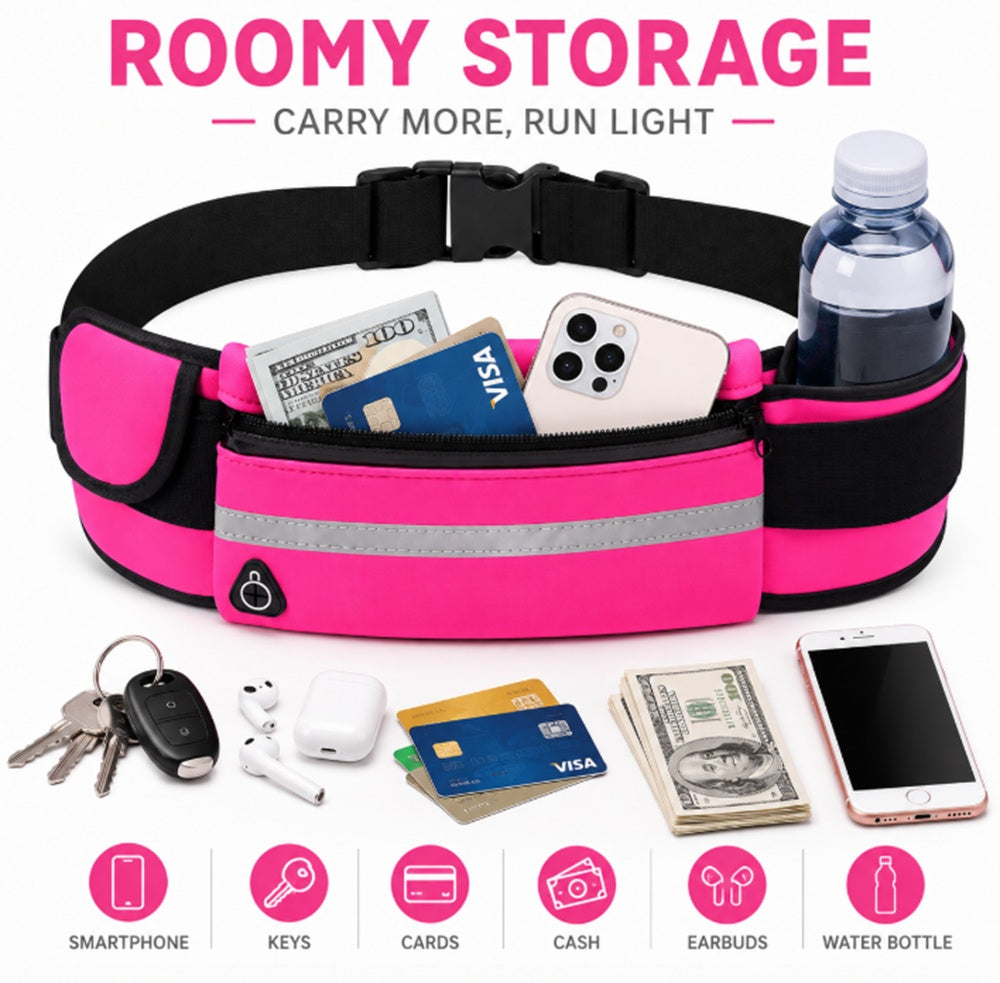 Adjustable Water-Resistant Running Belt | TIKA