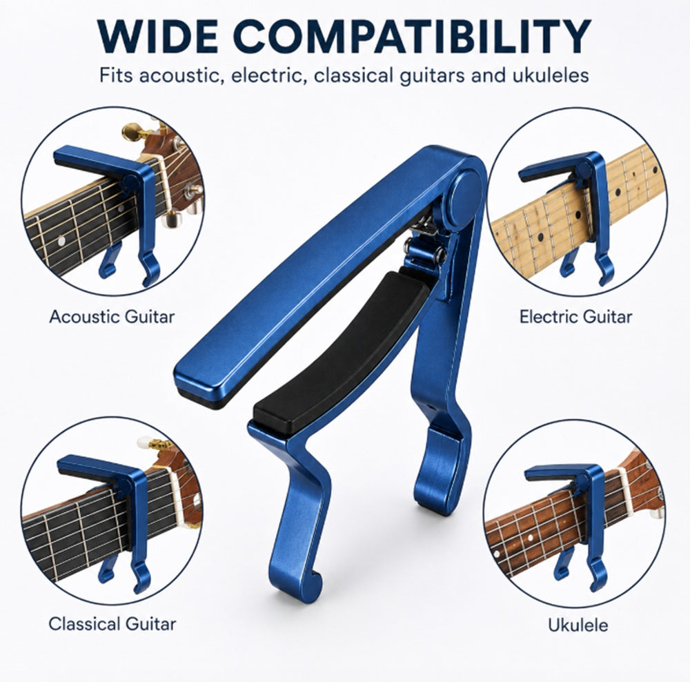 Quick-Change Guitar Capo for Acoustic & Electric Guitars | TIKA