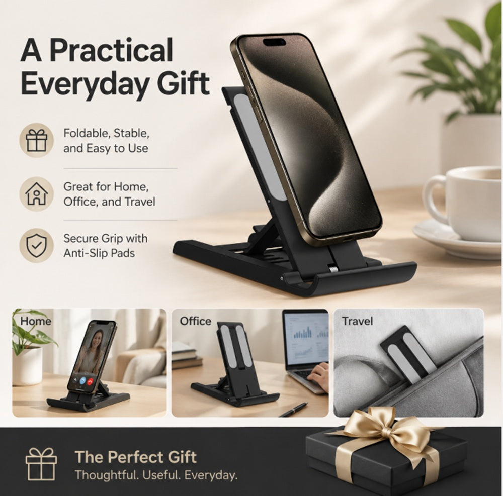 Foldable Adjustable Phone & Tablet Stand | TIKA
