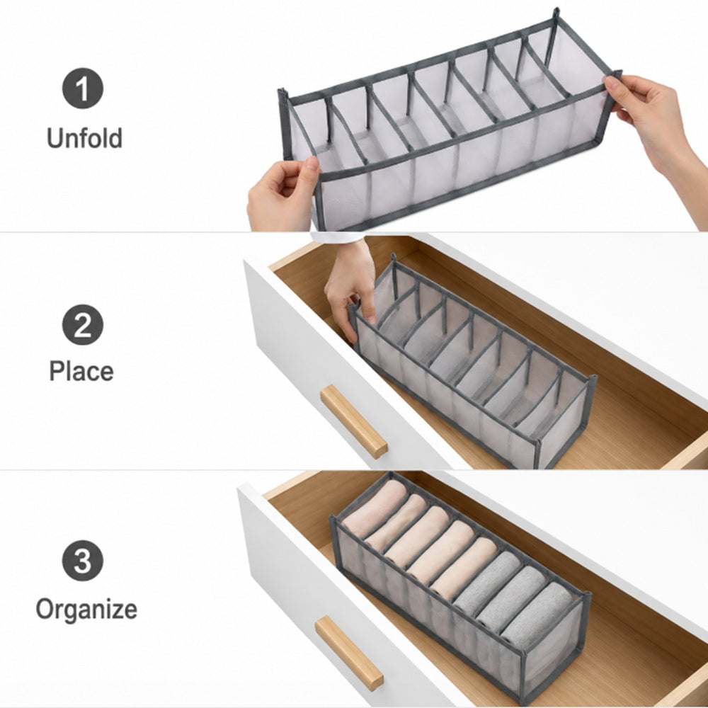 Foldable Drawer Organizer for Underwear, Bras & Socks | TIKA