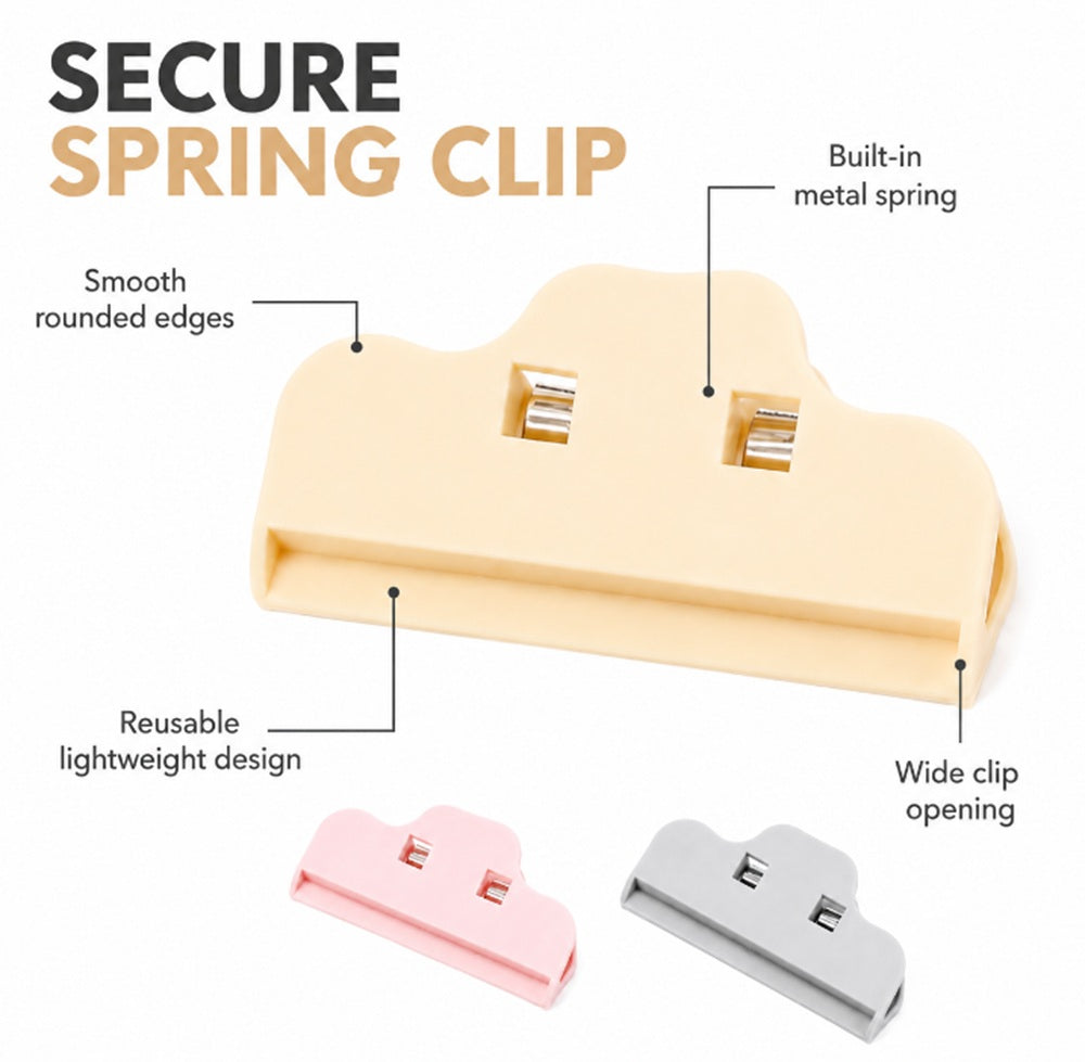 6-Pack Food Storage Sealing Clips for Snack Bags | TIKA