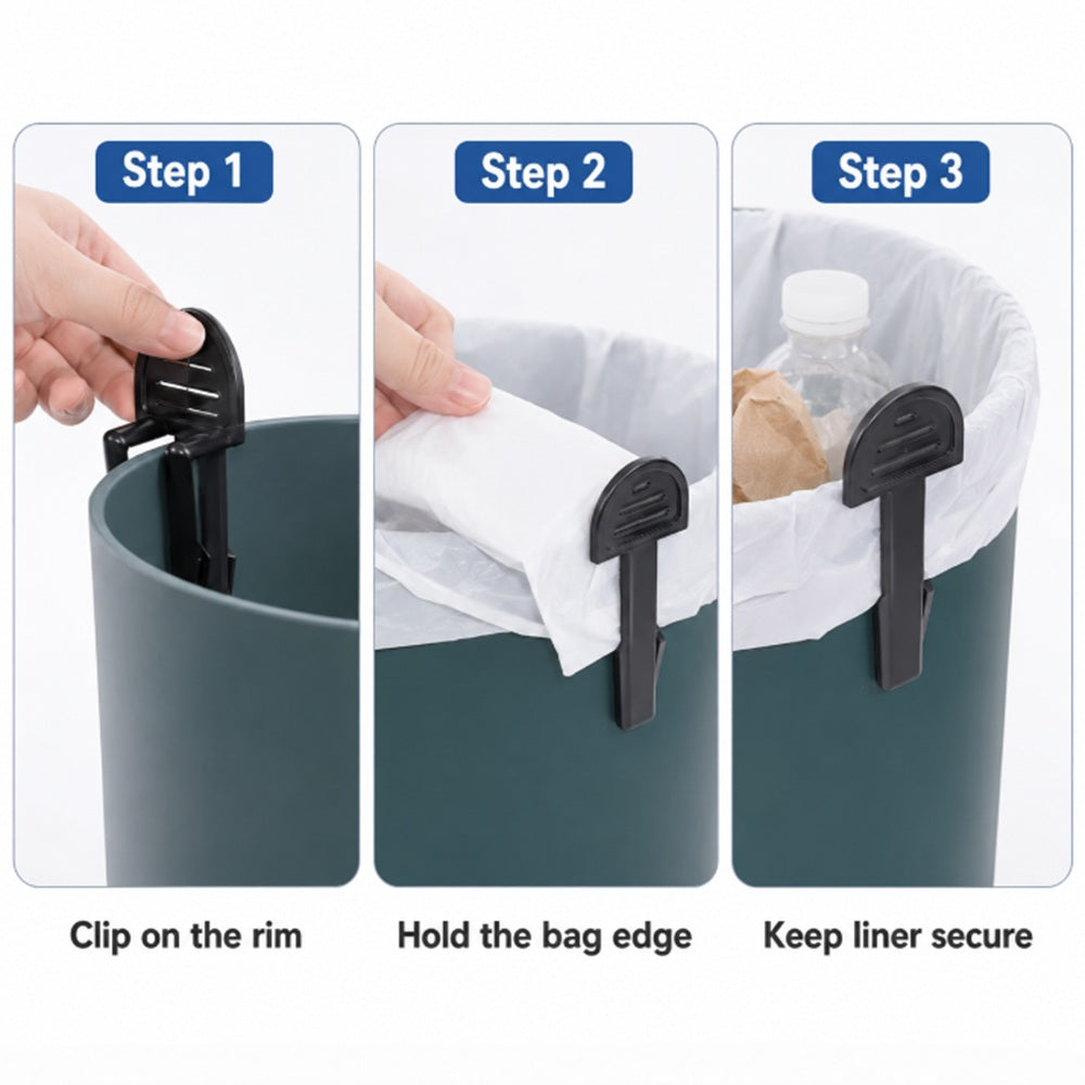40-Pack Trash Bag Clips & Bin Liner Holders | TIKA