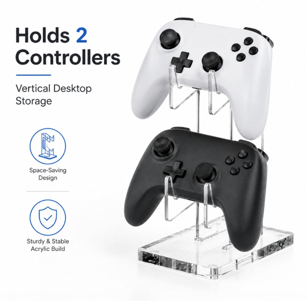 Clear Acrylic Game Controller Display Stand | TIKA