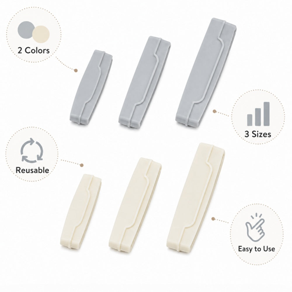 6-Pack Plastic Toothpaste Tube Squeezers | TIKA