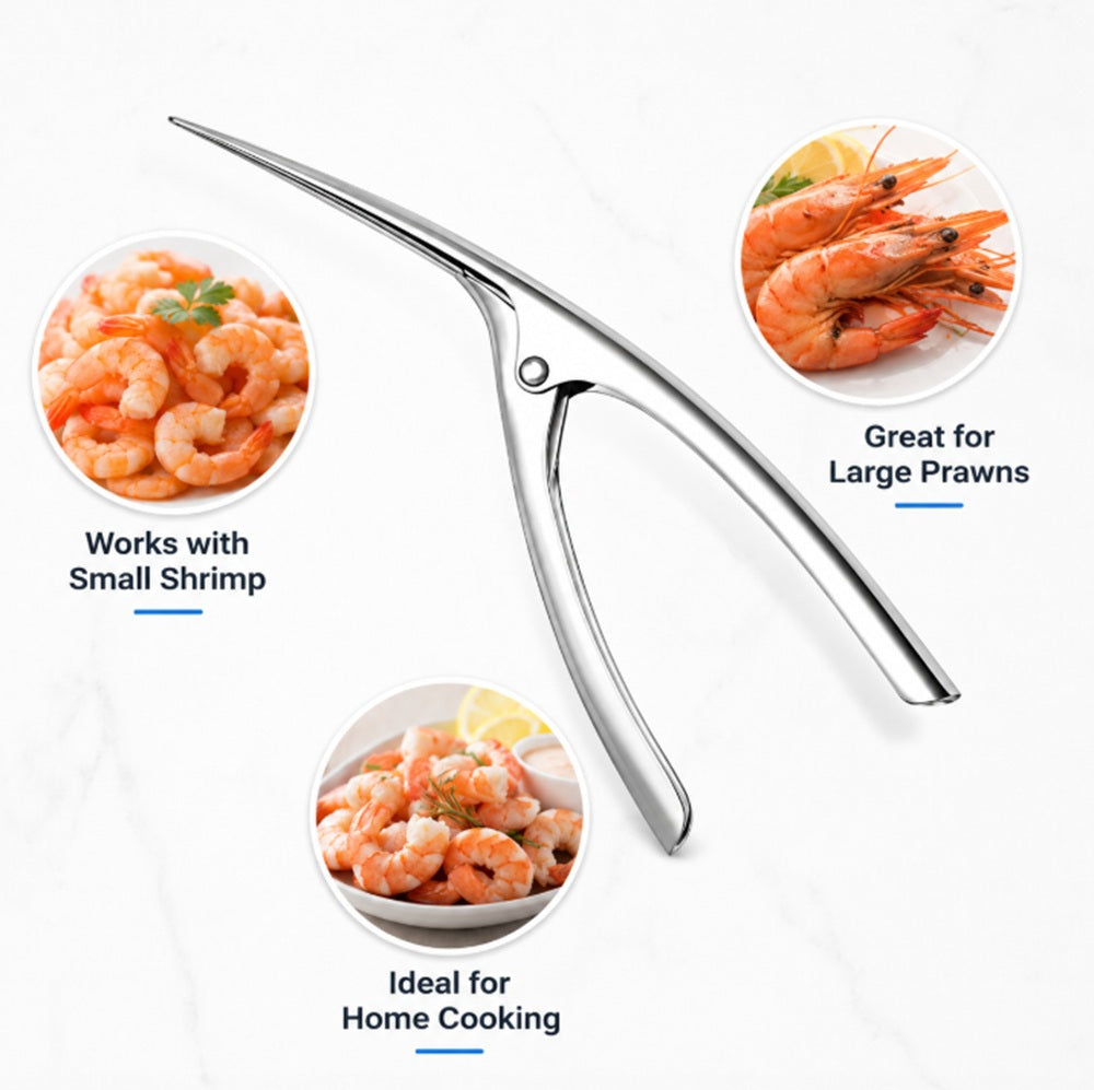 Stainless Steel Shrimp Deveiner & Prawn Peeler – TIKA