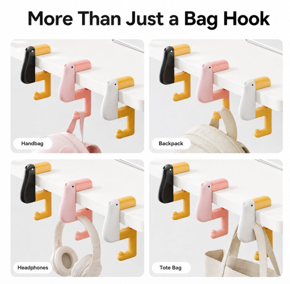 3-Pack Foldable Bird Purse Hooks | TIKA