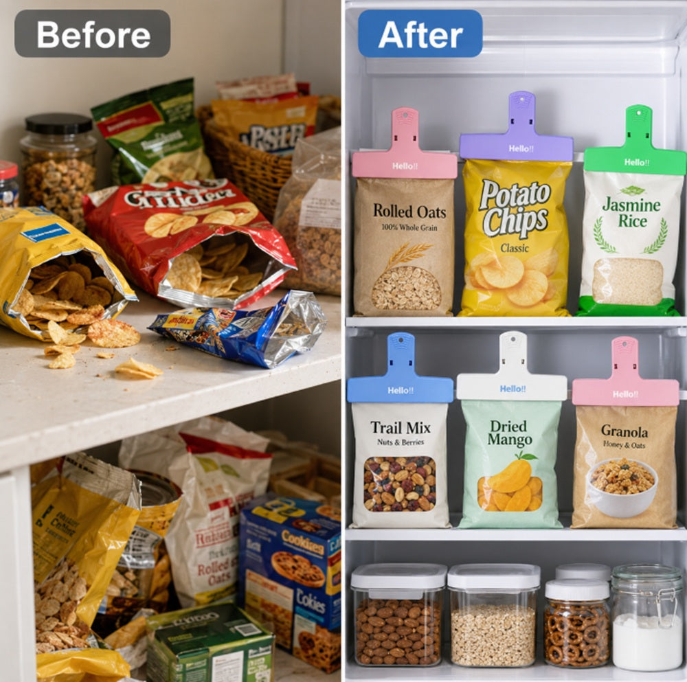 5-Pack Magnetic Food Bag Sealer Clips | TIKA