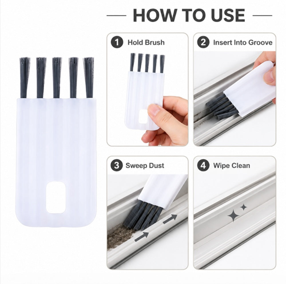 2-Pack Bendable Bottle Cap & Lid Cleaning Brushes | TIKA