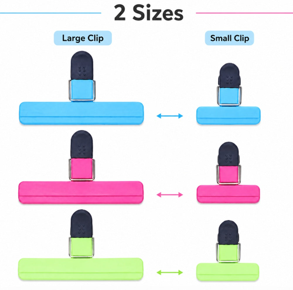 6-Pack Durable Chip Bag Sealing Clips | TIKA