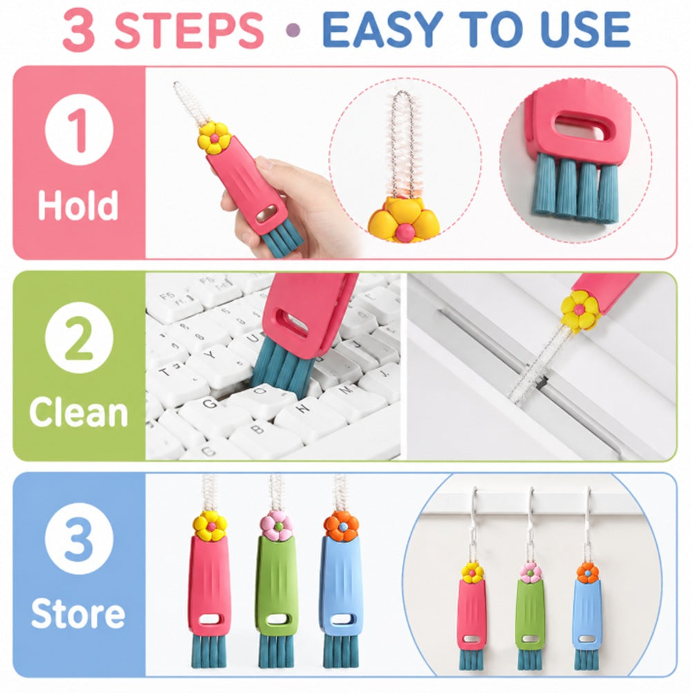 3-Pack 3-in-1 Bottle and Cup Cleaning Brushes | TIKA