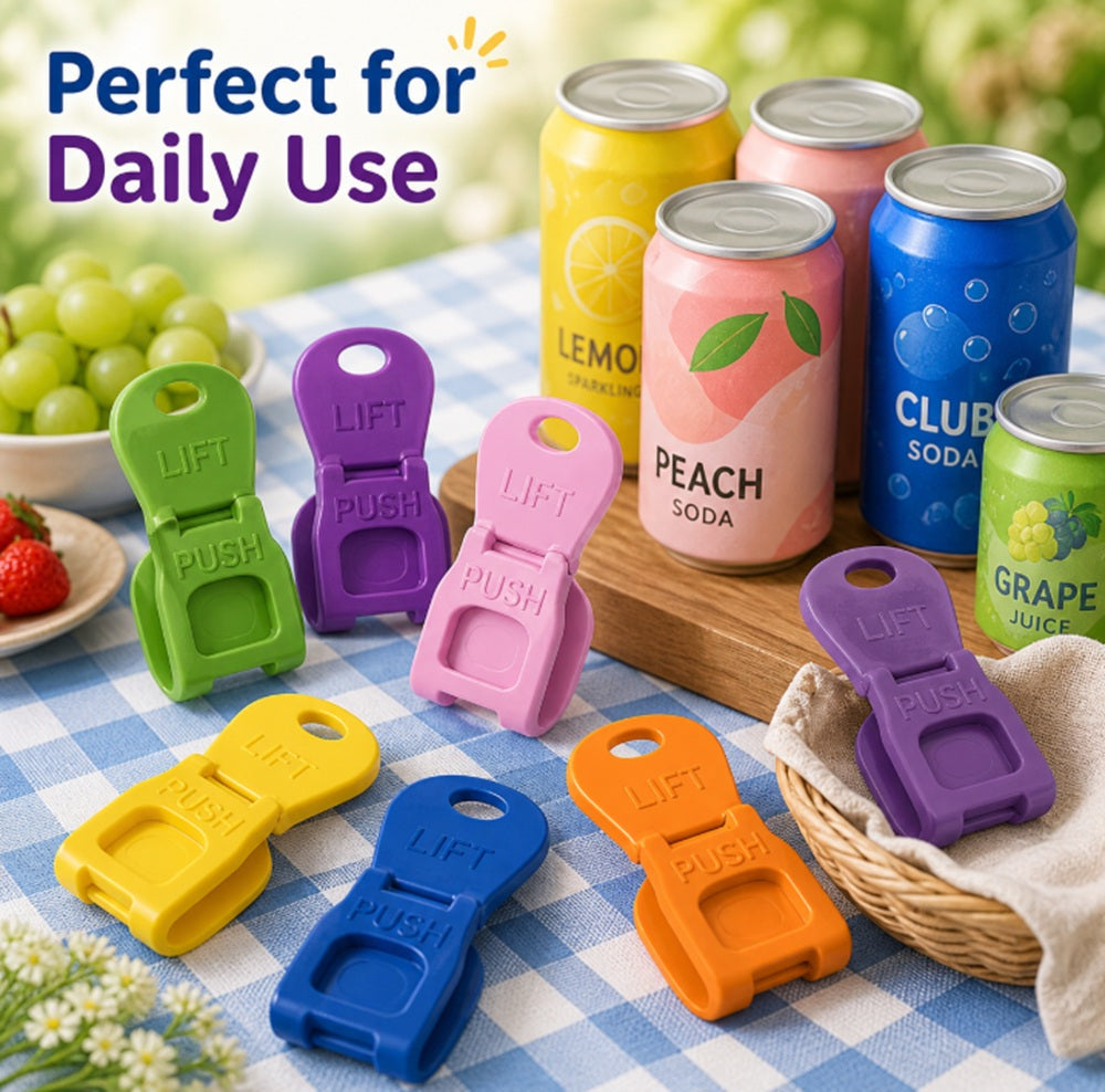 6-Pack Can Tab Openers & Drink Covers | TIKA