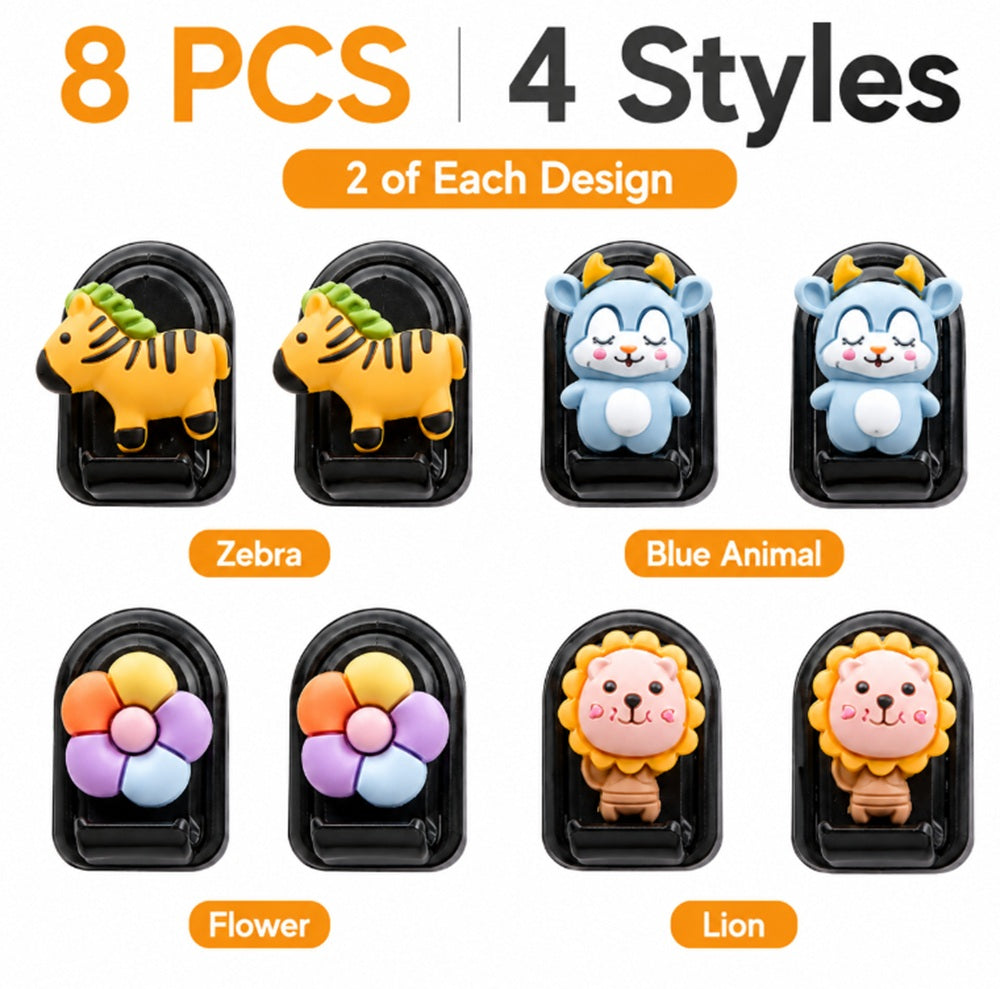 8-Piece Car Headrest Bag Hooks | TIKA