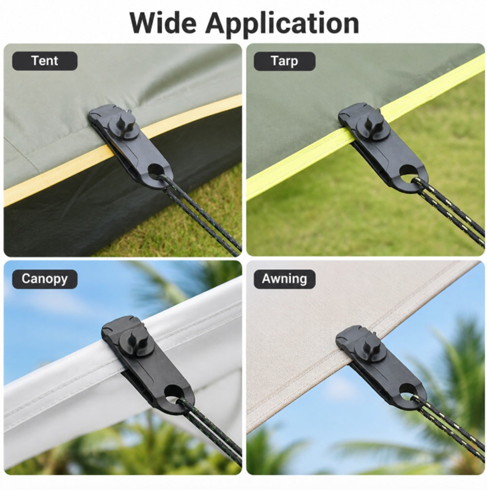 10-Pack Reusable Heavy-Duty Tarp Clips | TIKA