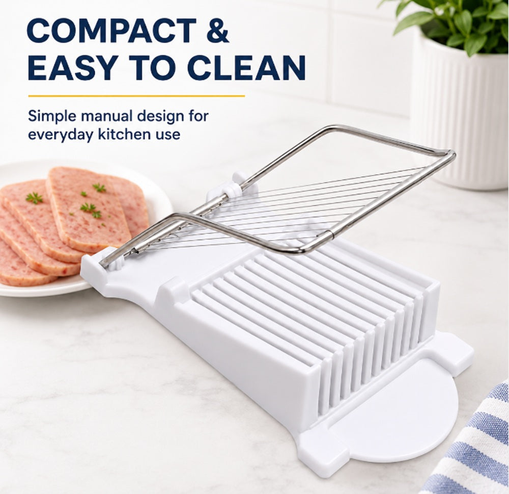 Stainless Steel Luncheon Meat & Egg Slicer Kitchen Cutter | TIKA