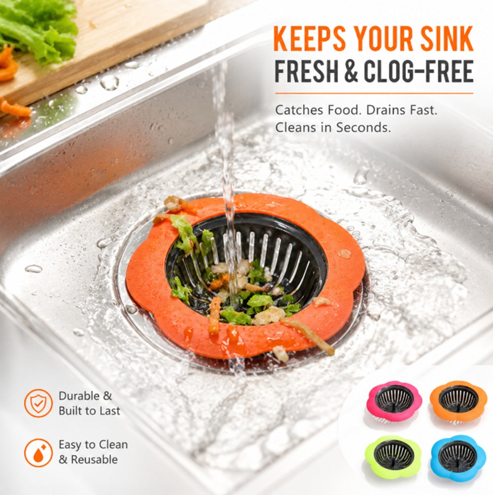 4-Pack Sink Strainer & Drain Stopper Set | TIKA