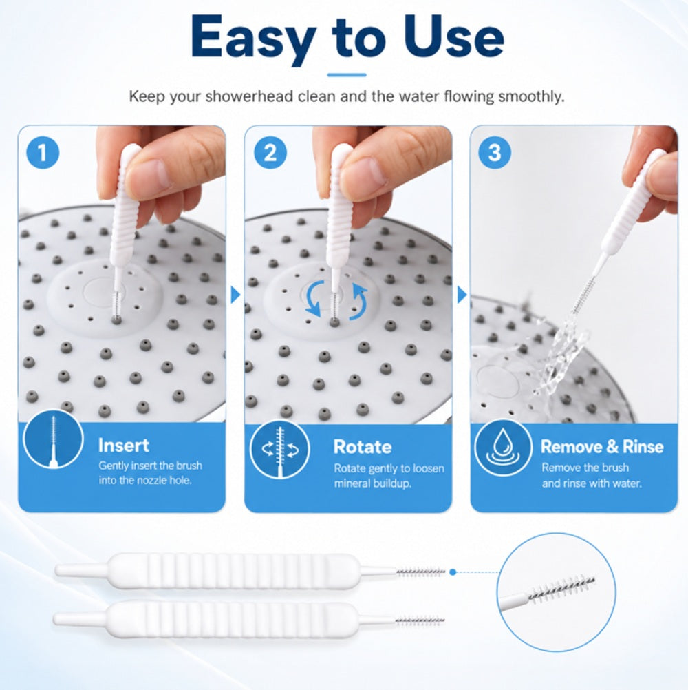 30-Pack Shower Head Nozzle Cleaning Brushes | TIKA